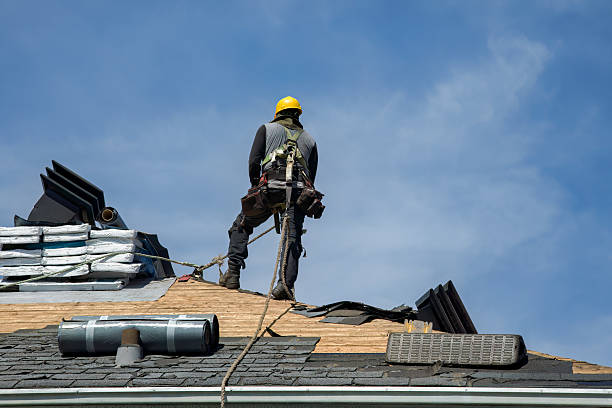 Professional Roofing technician working in Asheboro, NC